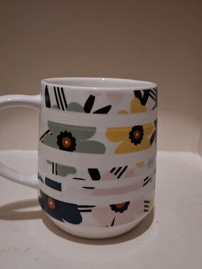 Starbucks Sakura Cherry Blossom Banded Floral Mug
